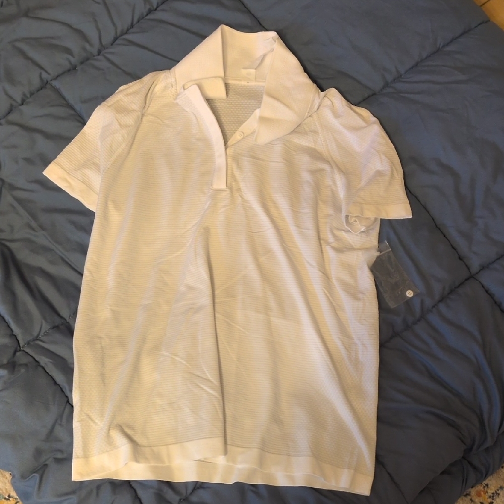 lululemon athletica White Polo Shirt
